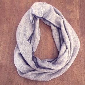 Banana Republic Gray Cashmere Infinity Scarf